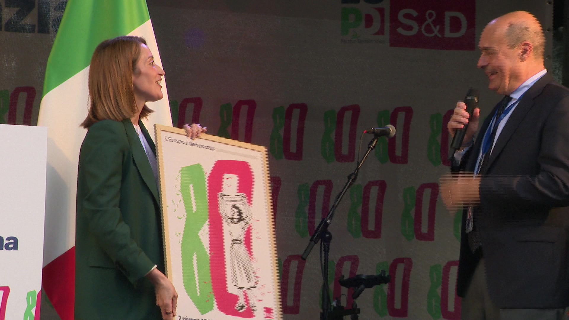 Roberta METSOLA, EP President participates in the celebrations of the 80 years of the Italian Republic: extracts from the event